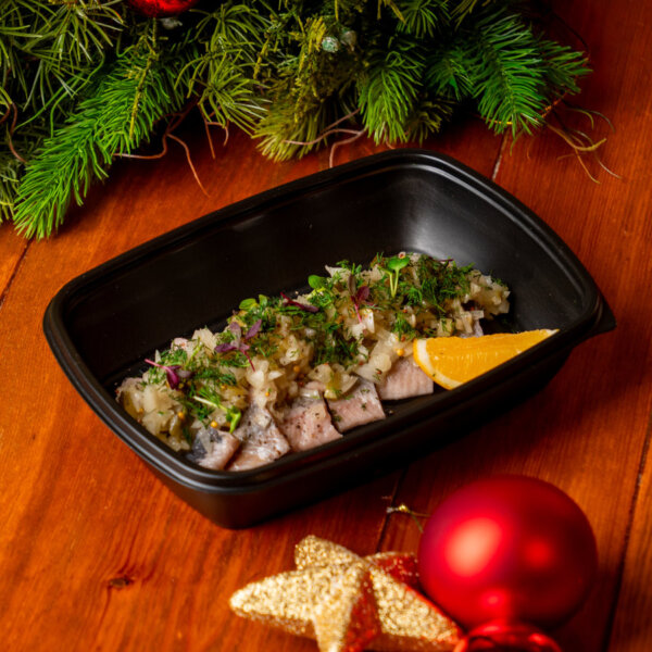 Wigilijny śledź w oleju lnianym