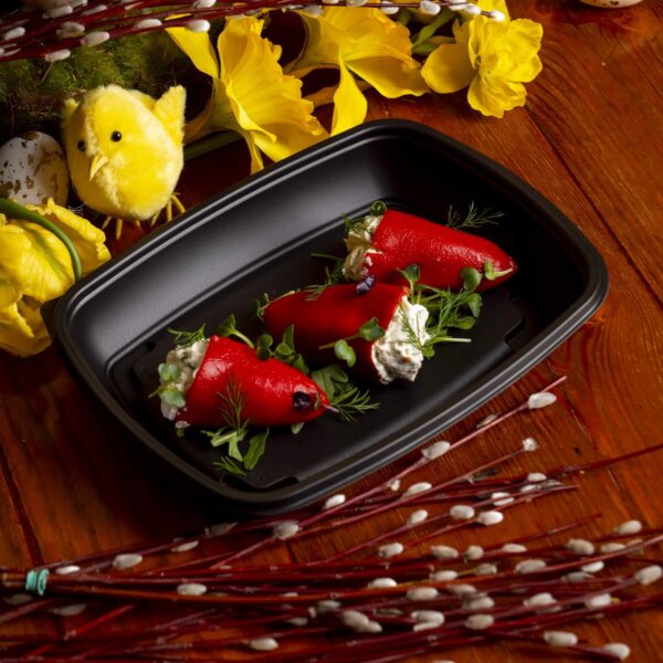 Papryczki faszerowane serem wiejskim