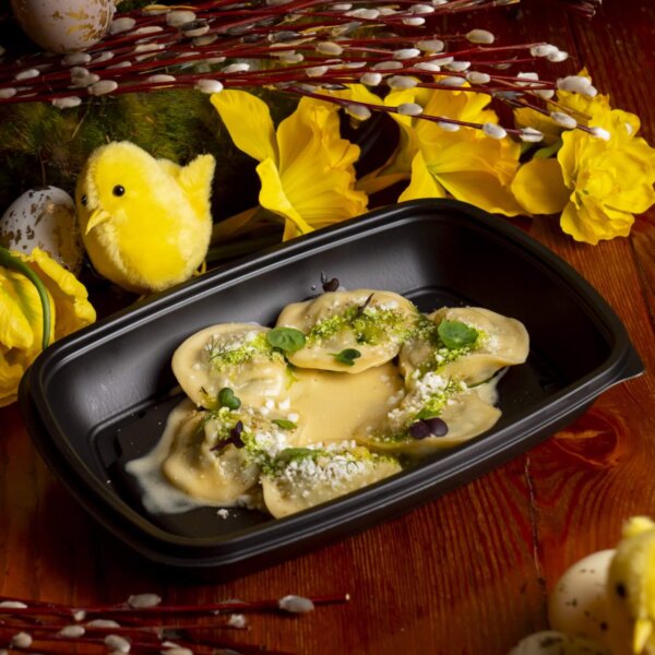 Pierogi z kozim serem