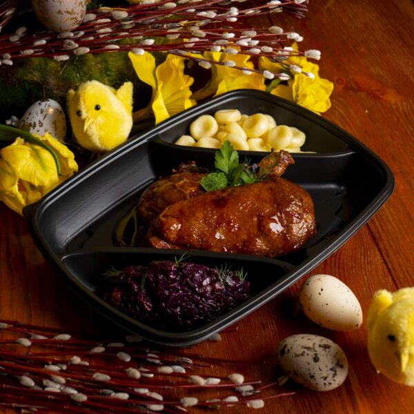 Pół kaczki z modrą kapustą